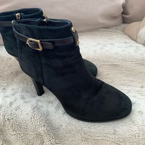 Tory Burch Black Suede Booties 7